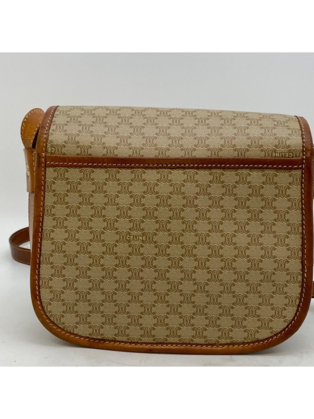 Celine Shoulder Bag Pochette White Macadam - Picture 5 of 15
